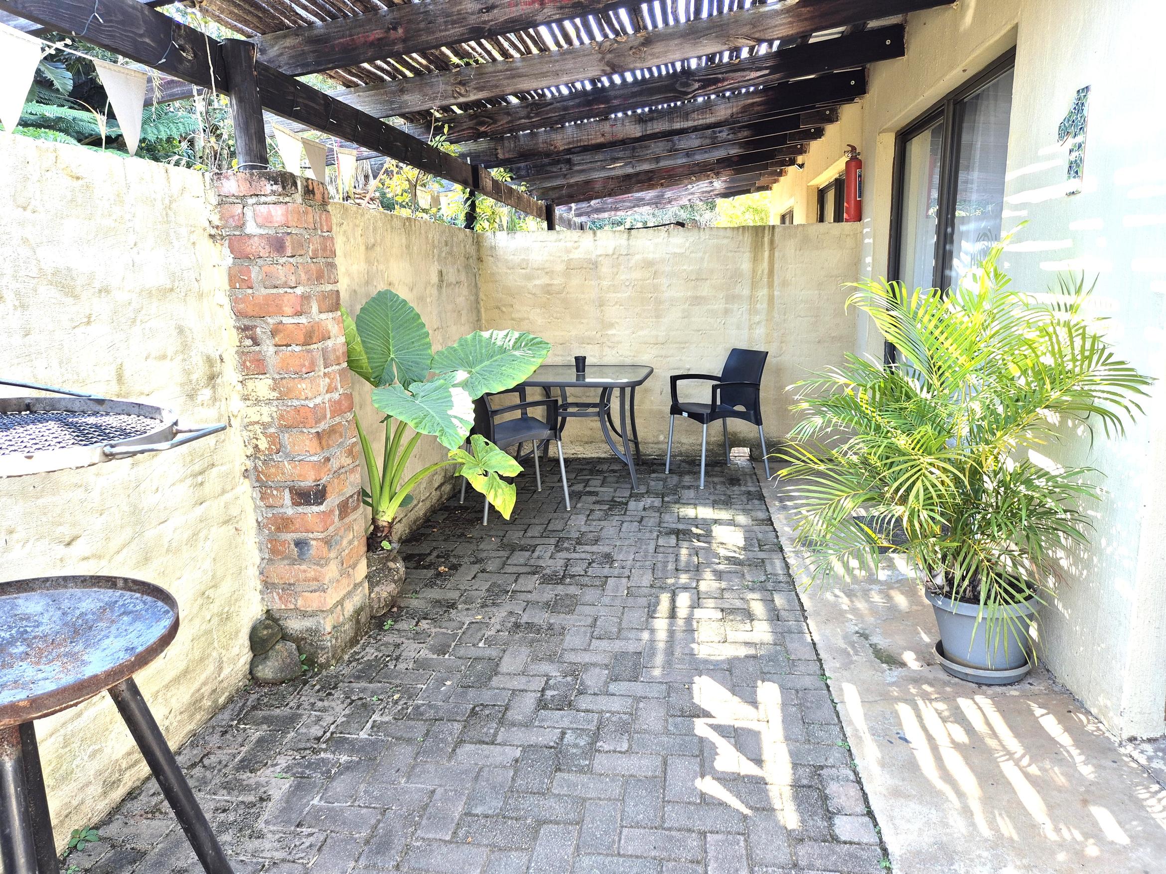 Unit #1 Private patio