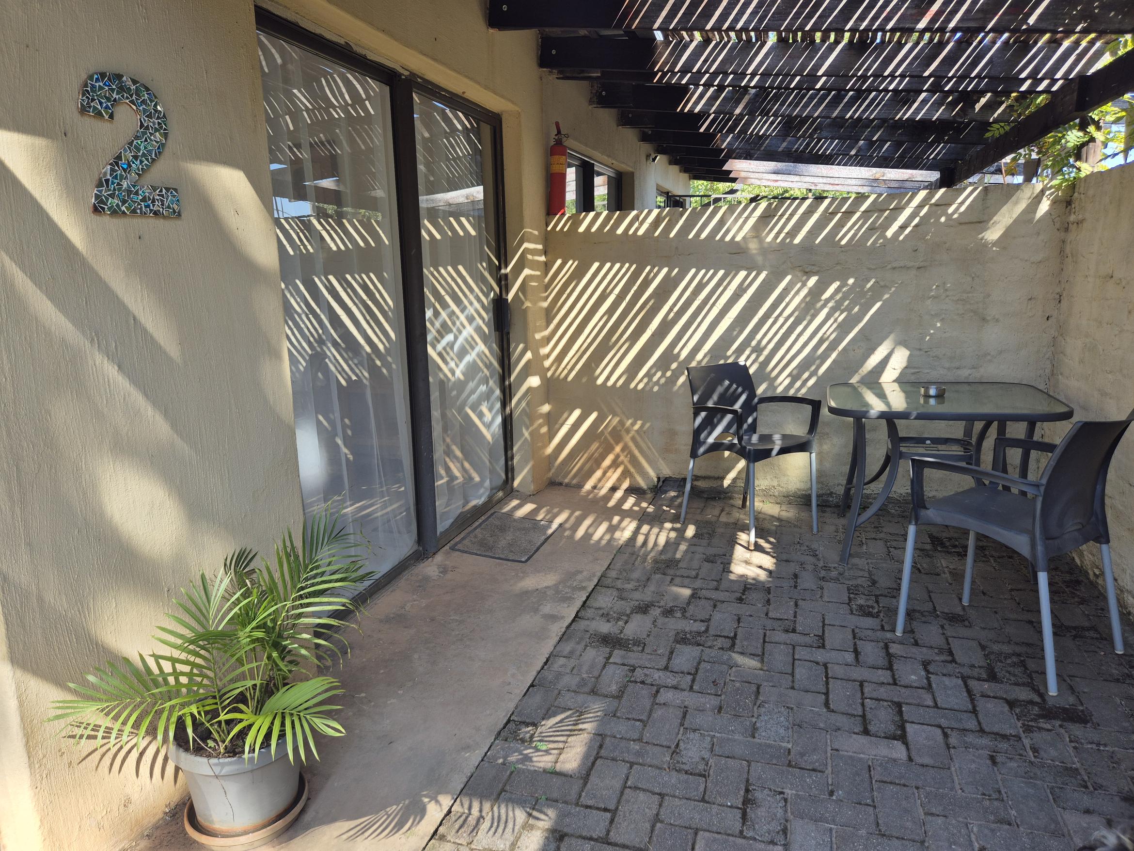 Unit #2 Private patio