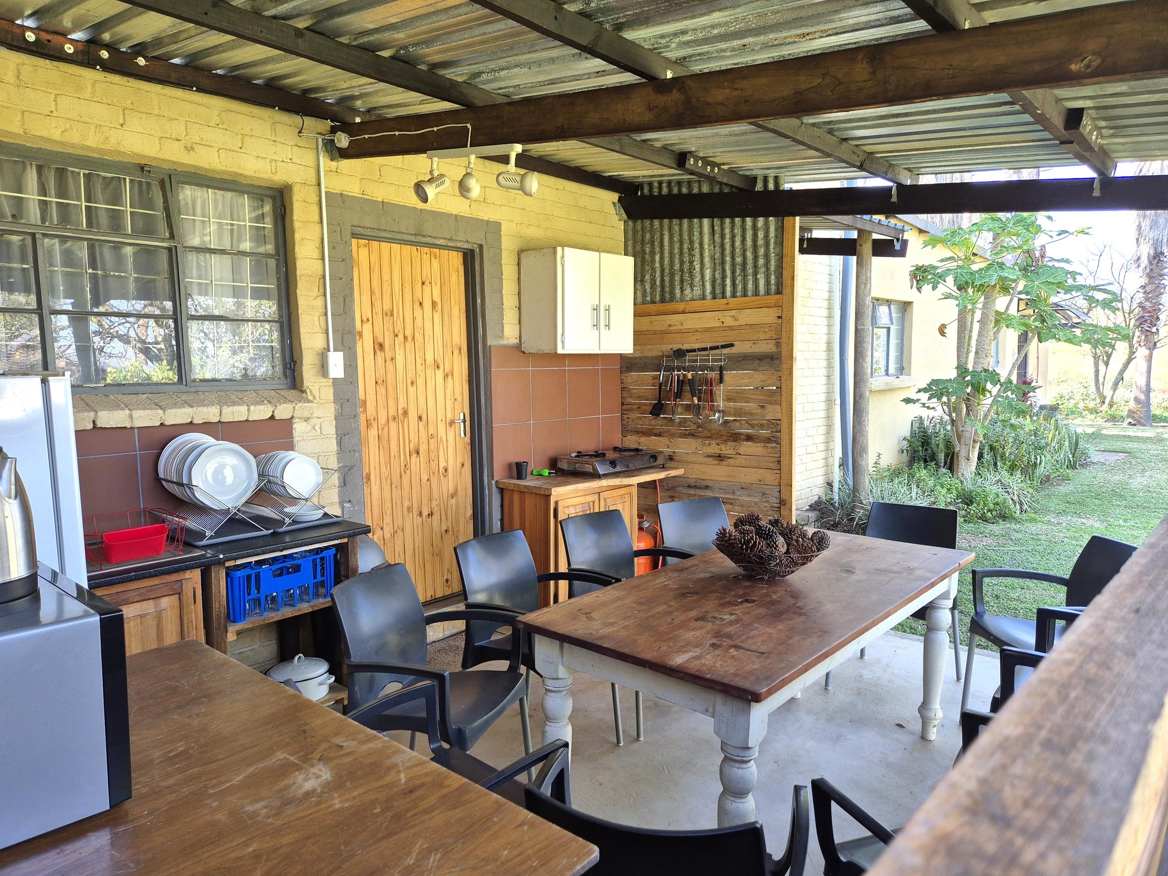 Unit #6 Outdoor kitchen