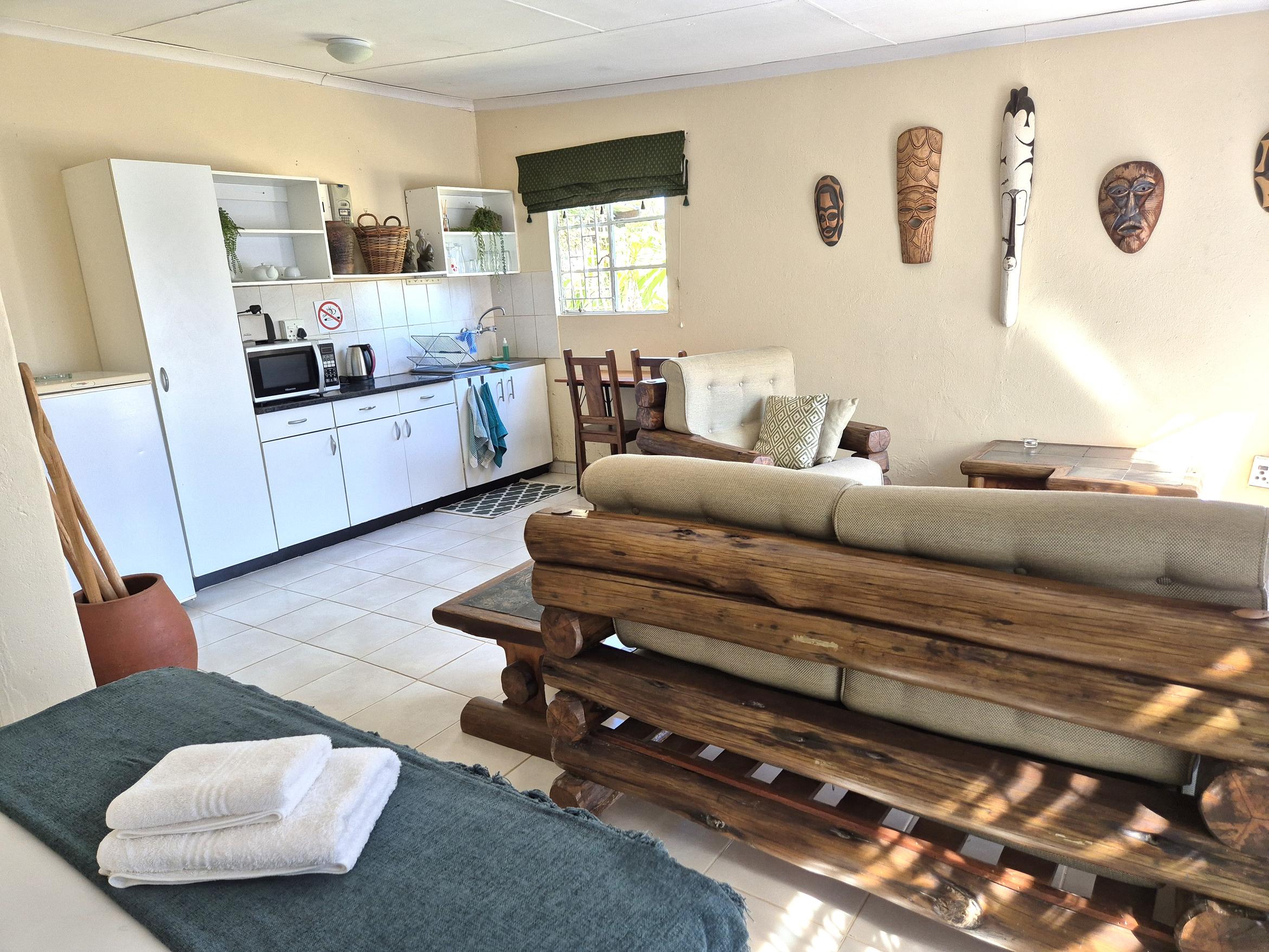 Unit #1 Lounge and kitchenette