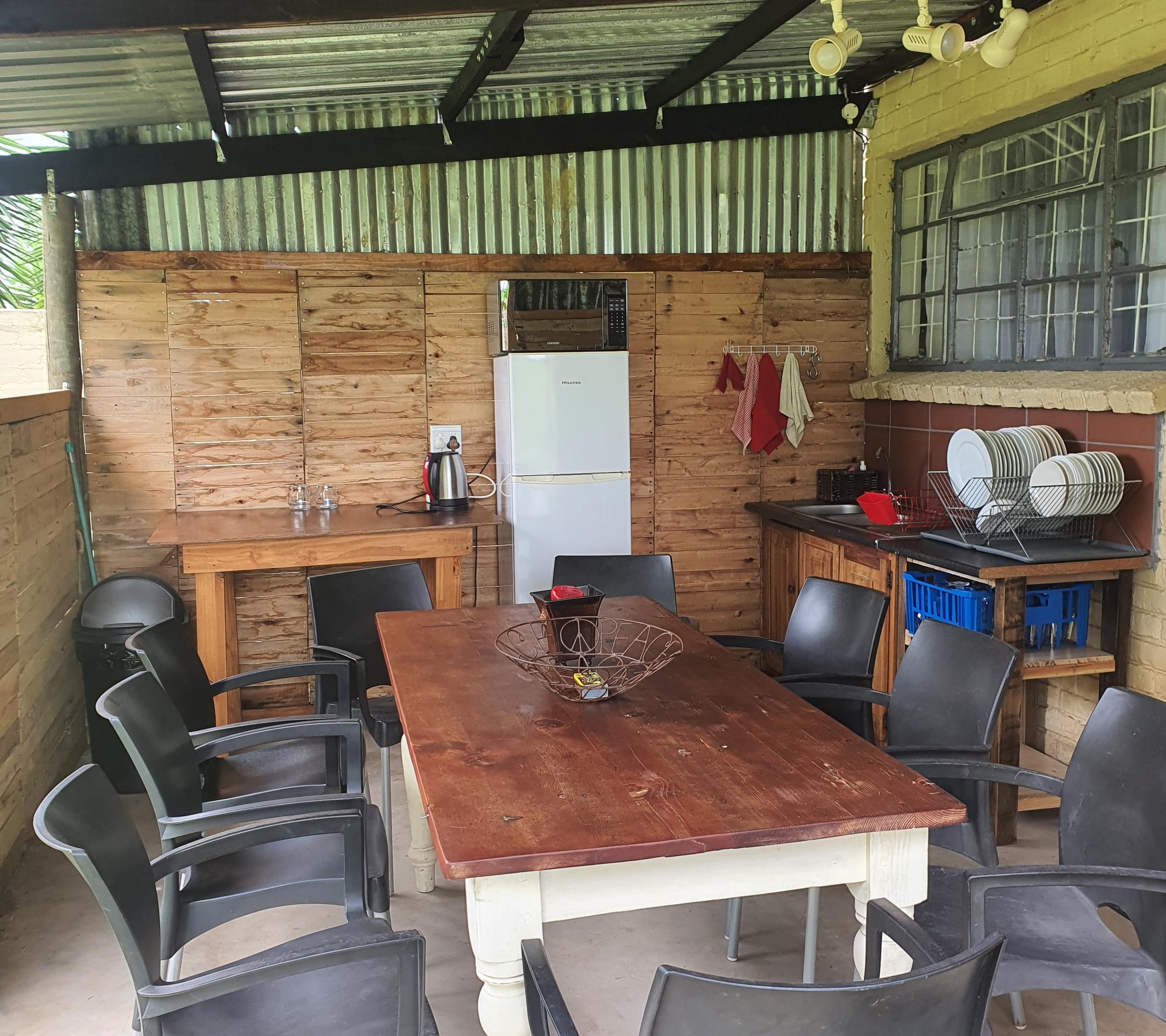 Unit #6 Outdoor kitchen